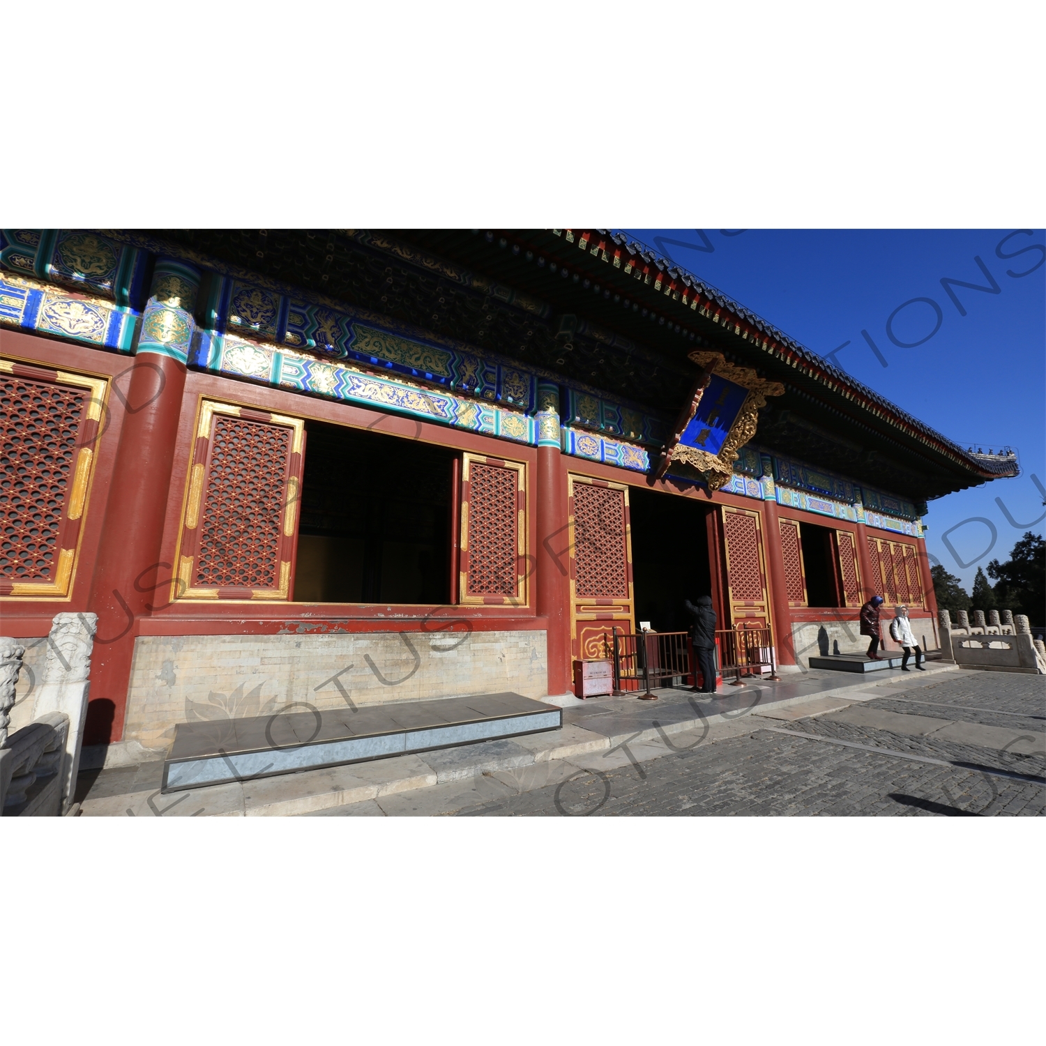 Imperial Hall of Heaven (Huang Qian Dian) in the Hall of Prayer for Good Harvests (Qi Nian Dian) Complex in the Temple of Heaven (Tiantan) in Beijing