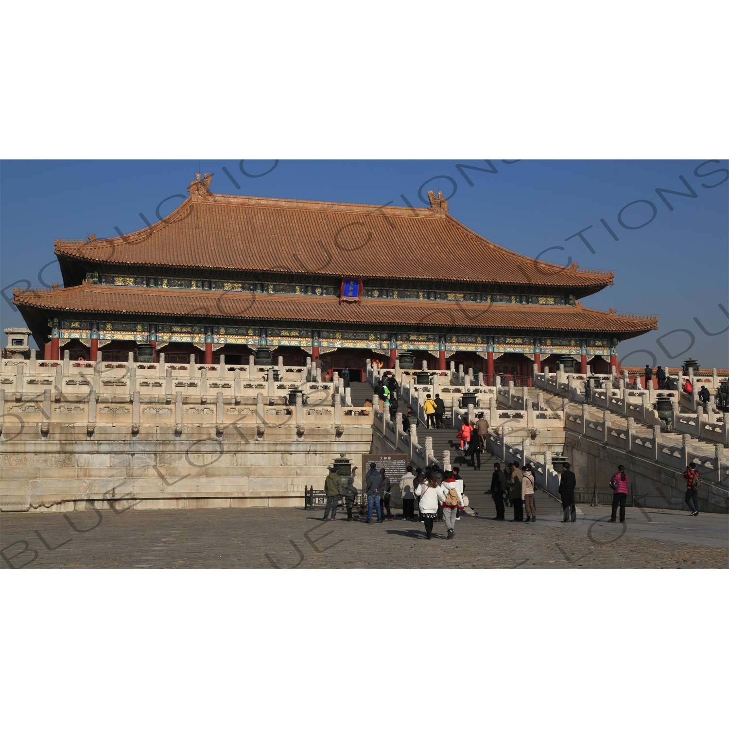 Hall of Supreme Harmony (Taihe Dian) in the Forbidden City in Beijing