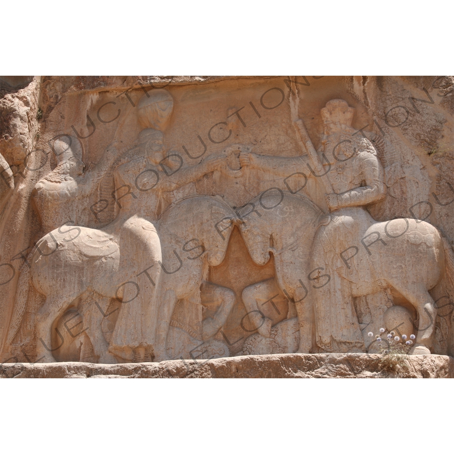 Investiture of Ardashir Relief at Naqsh-e Rustam