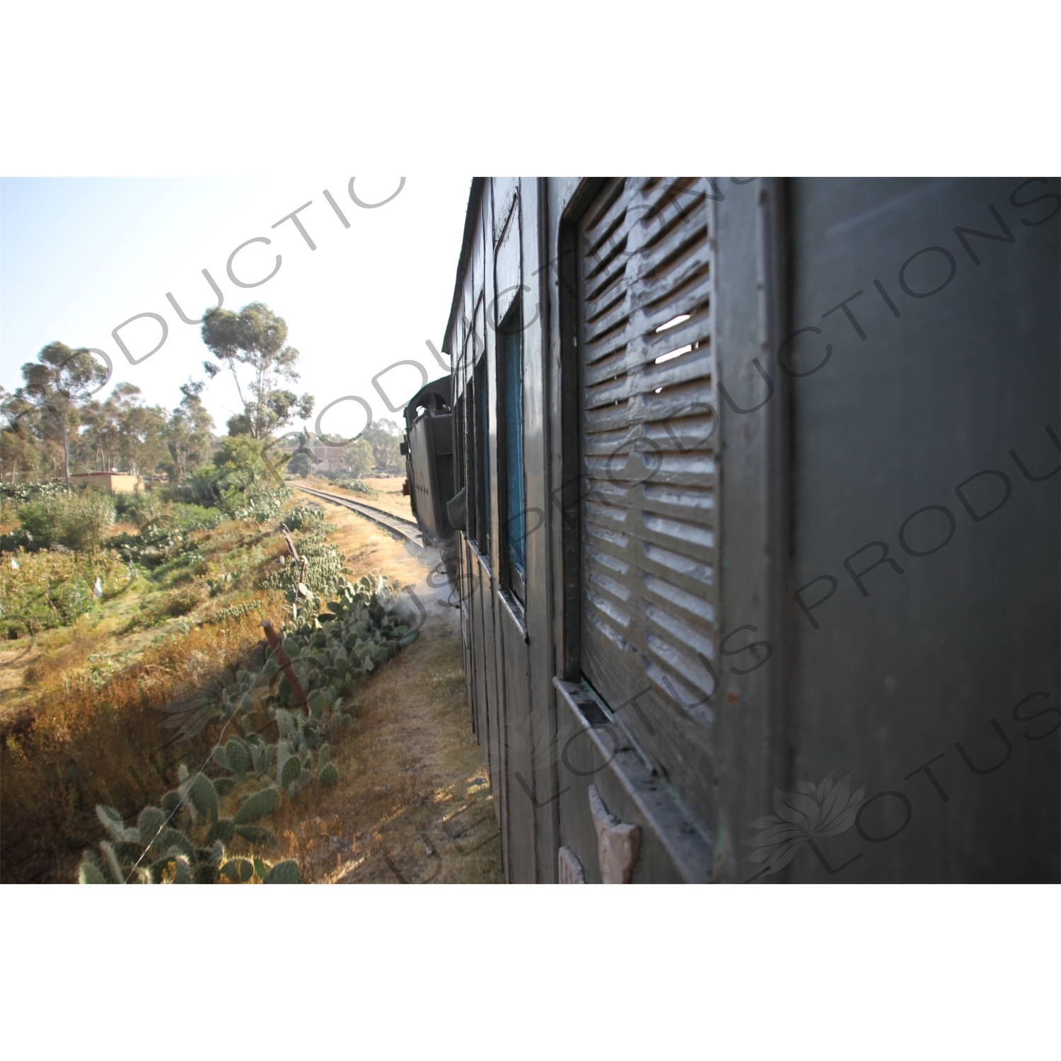 Vintage Steam Engine Travelling from Asmara to Massawa