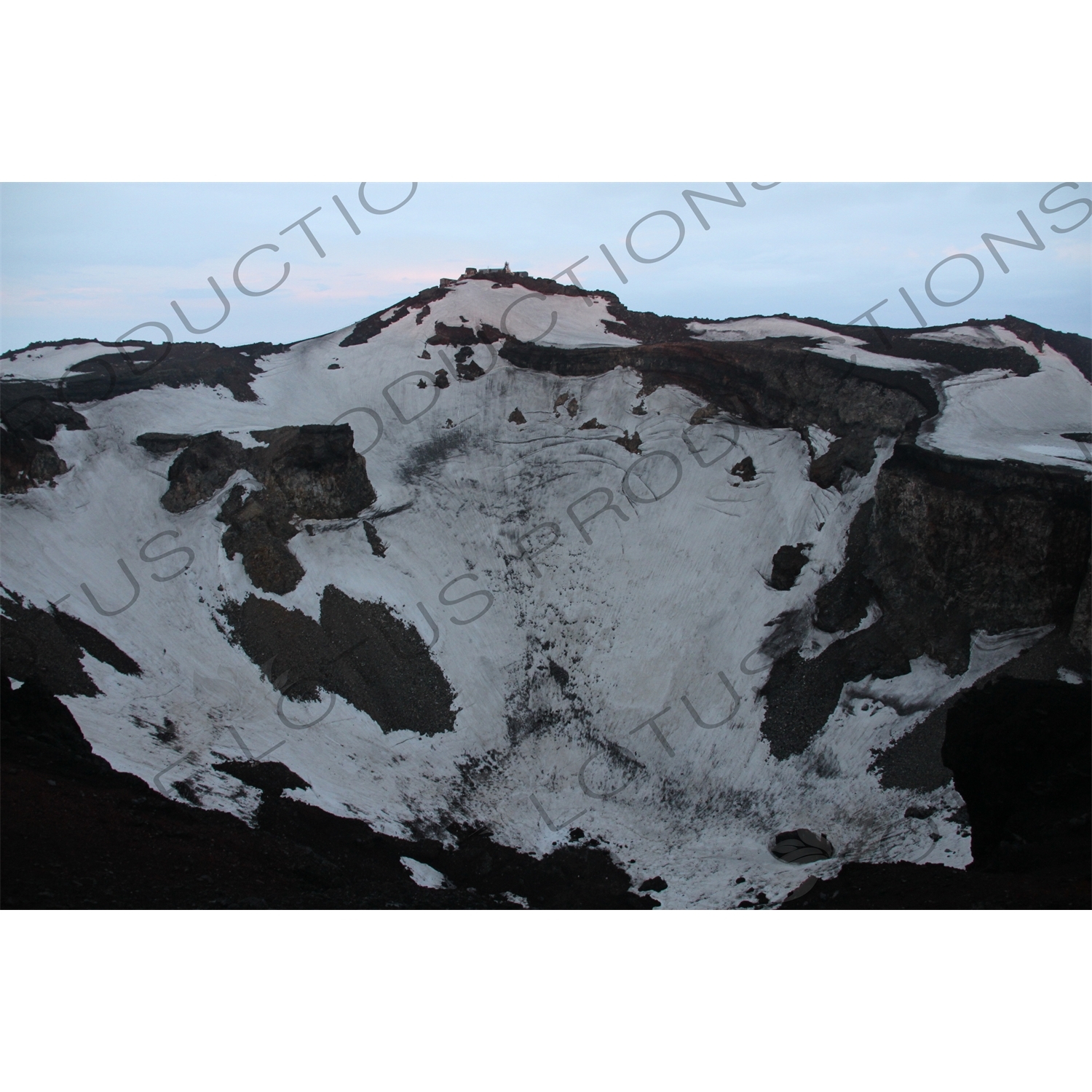 Crater of Mount Fuji