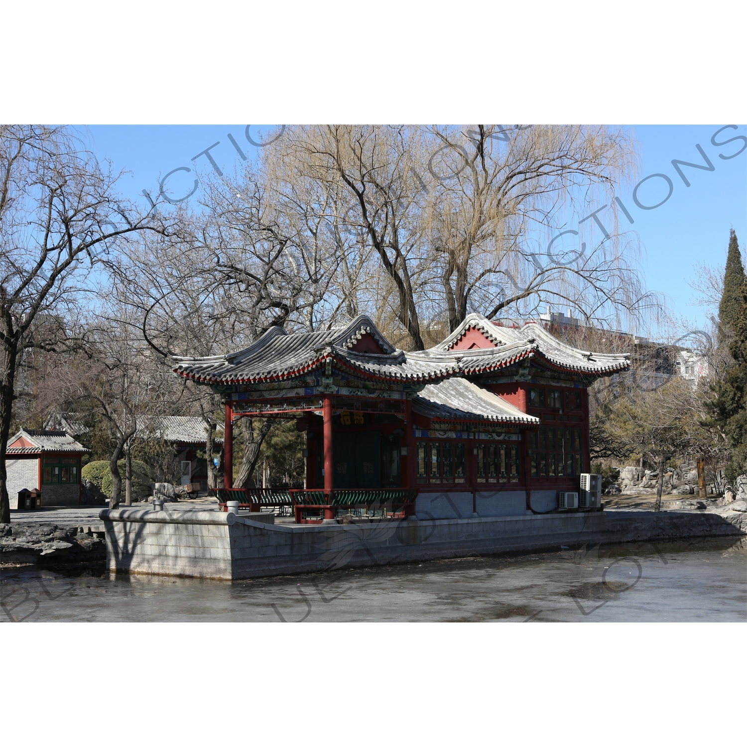 'Stone Boat' in the Southwest Waterscape Area in Ritan Park in Beijing