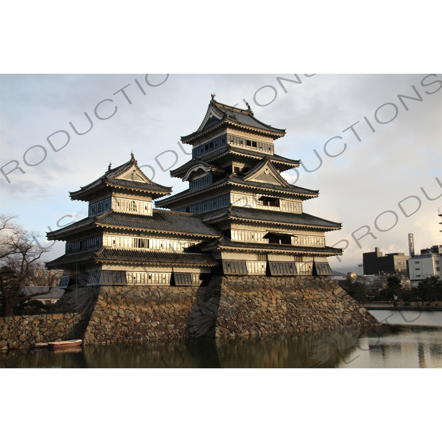 Keep (Tenshu/Tenshukaku) of Matsumoto Castle in Matsumoto