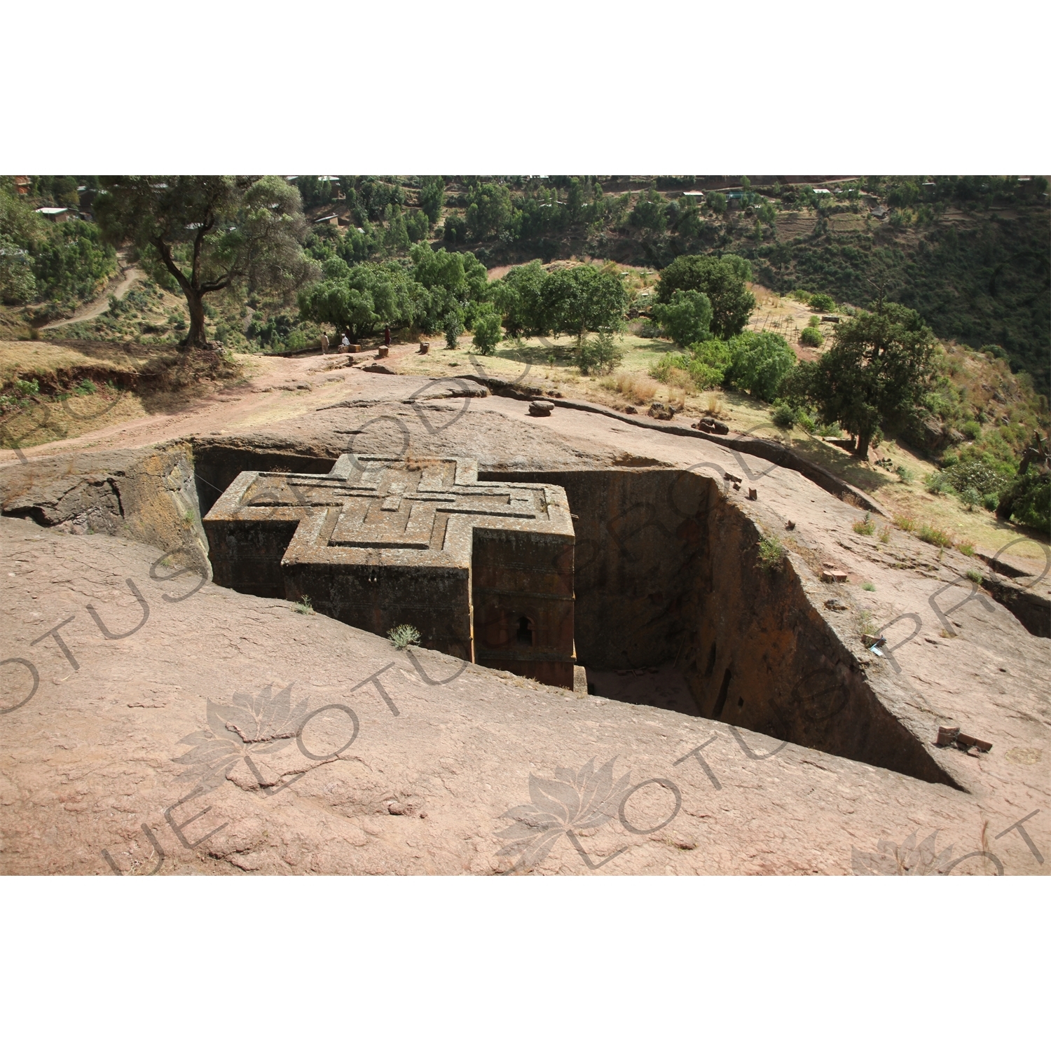 St. George's Church (Biete Giyorgis/Bet Giyorgis) in Lalibela