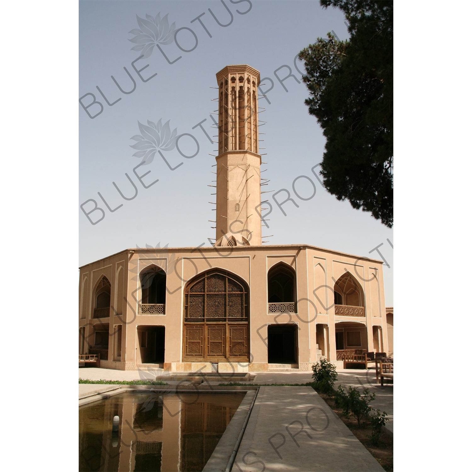 Wind Tower in Dowlatabad Garden in Yazd