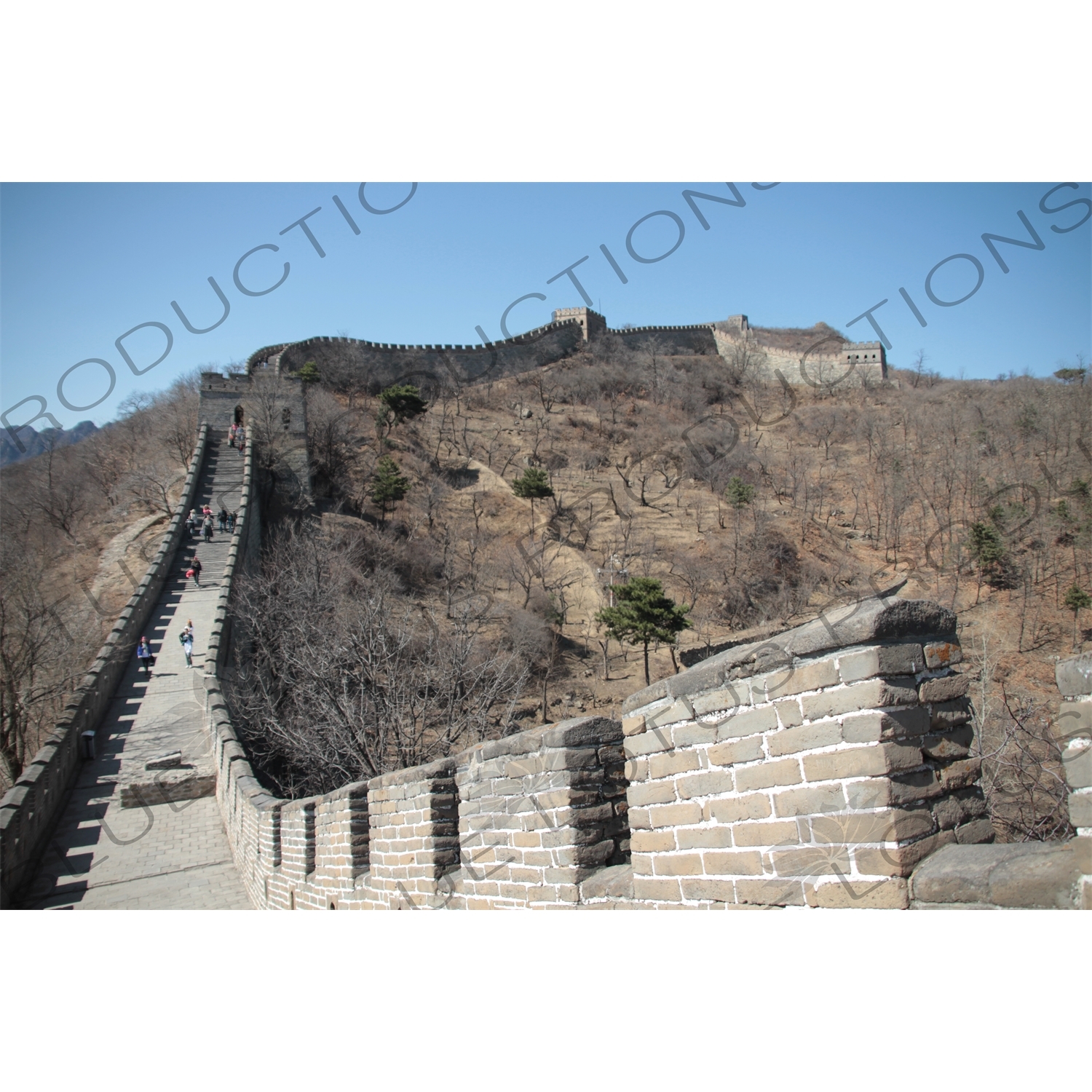 Mutianyu Section of the Great Wall of China (Wanli Changcheng) near Beijing