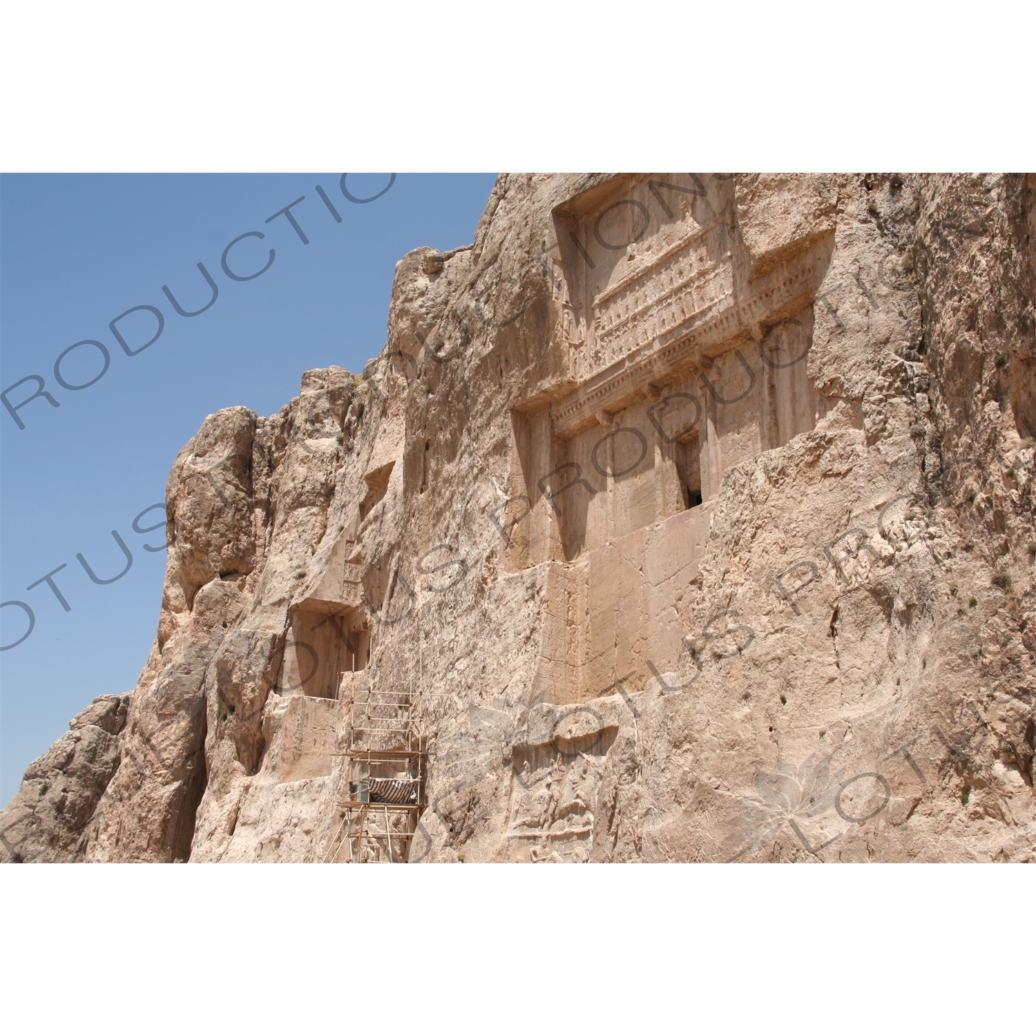 Tombs of Darius II and Artaxerxes I at Naqsh-e Rustam