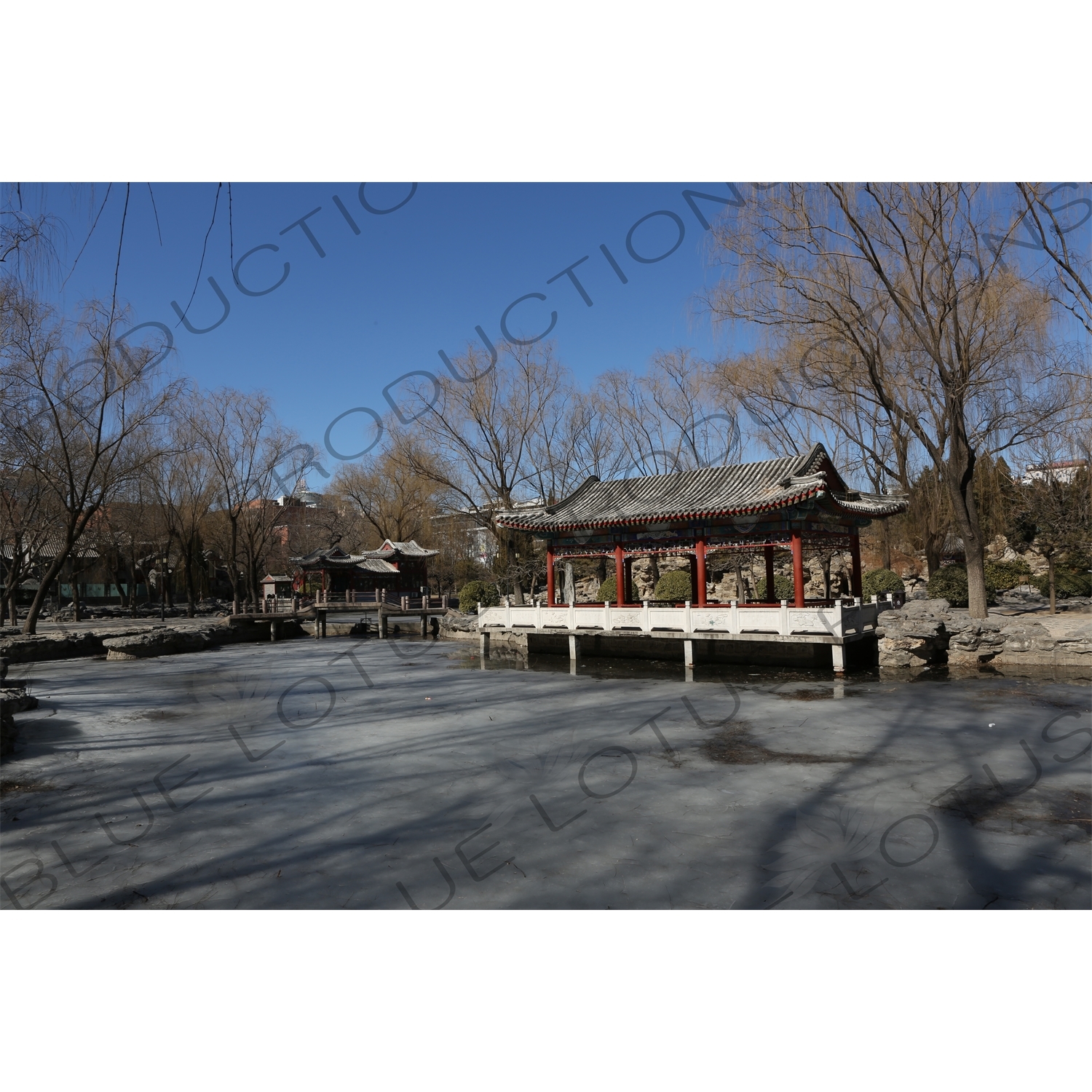 Southwest Waterscape Area in Ritan Park in Beijing