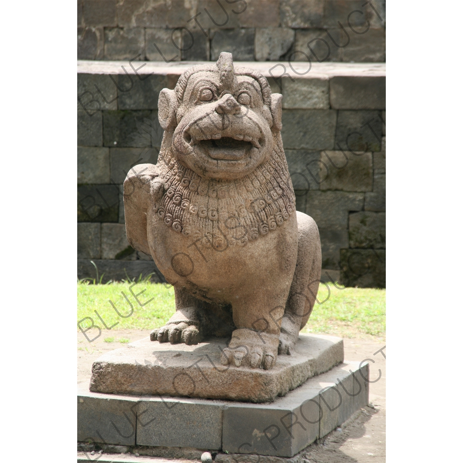 Lion Statue at Borobudur