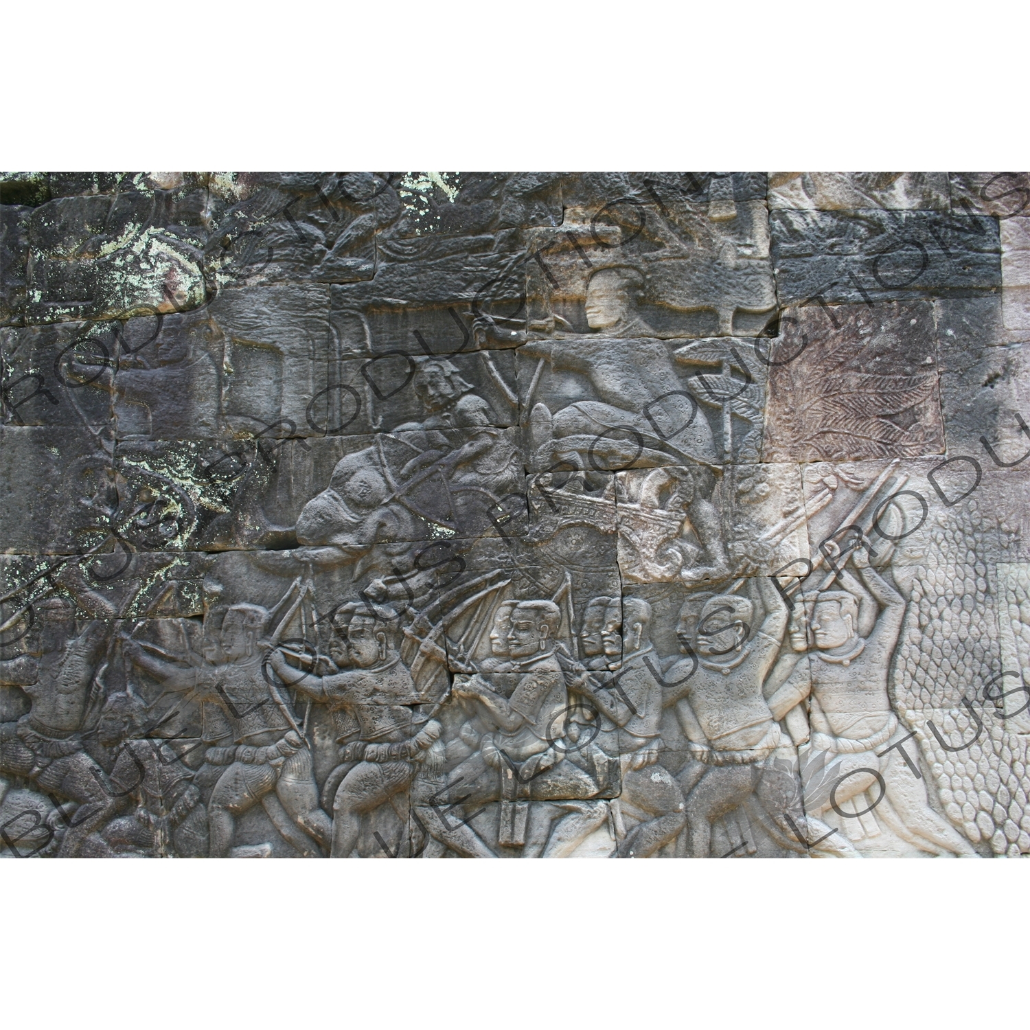 Sculptural Relief in Angkor Thom