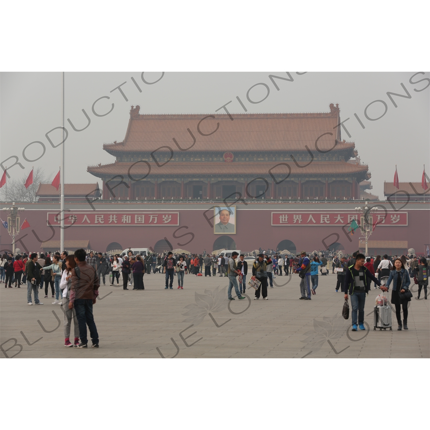 Gate of Heavenly Peace (Tiananmen) in Tiananmen Square in Beijing