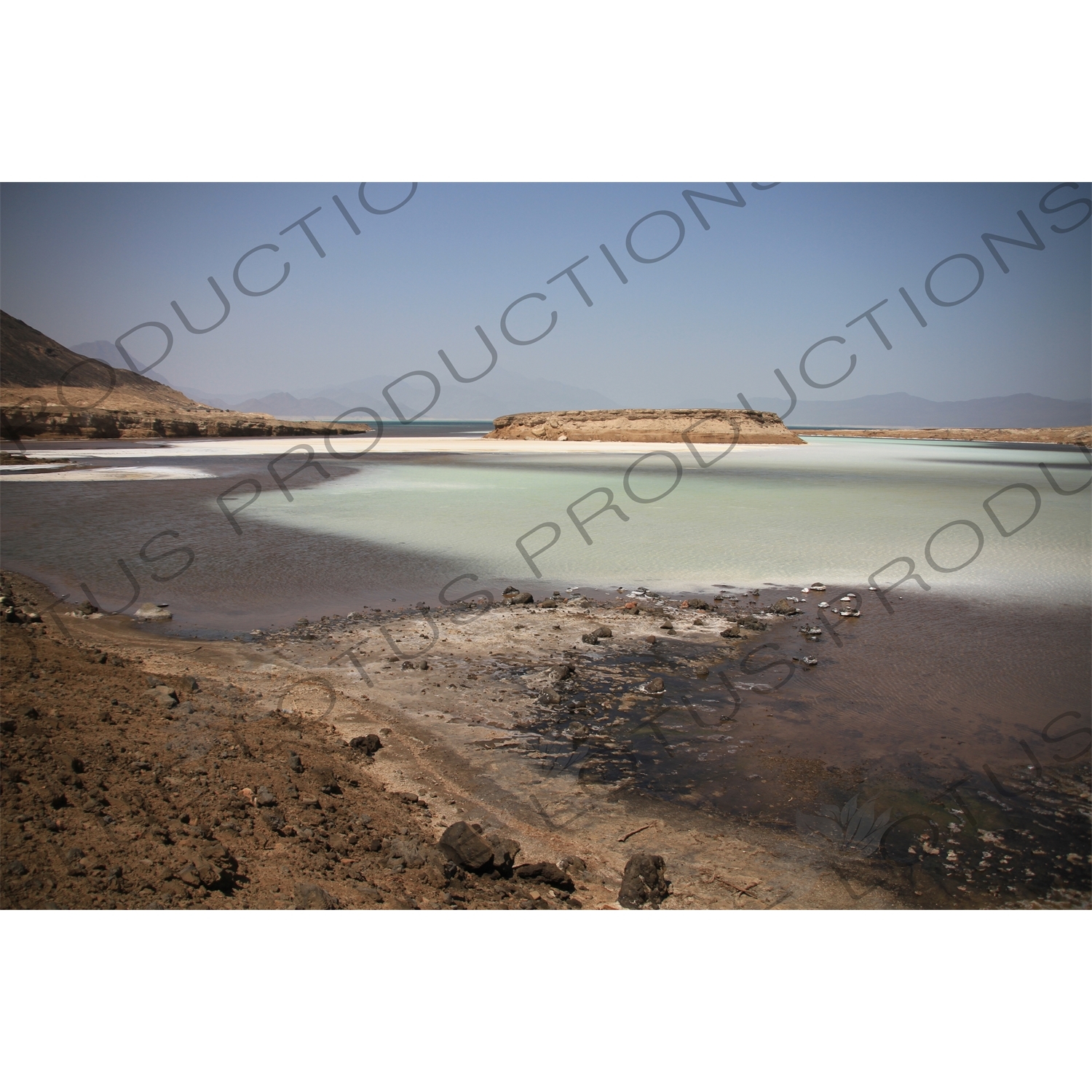Lake Assal in Djibouti