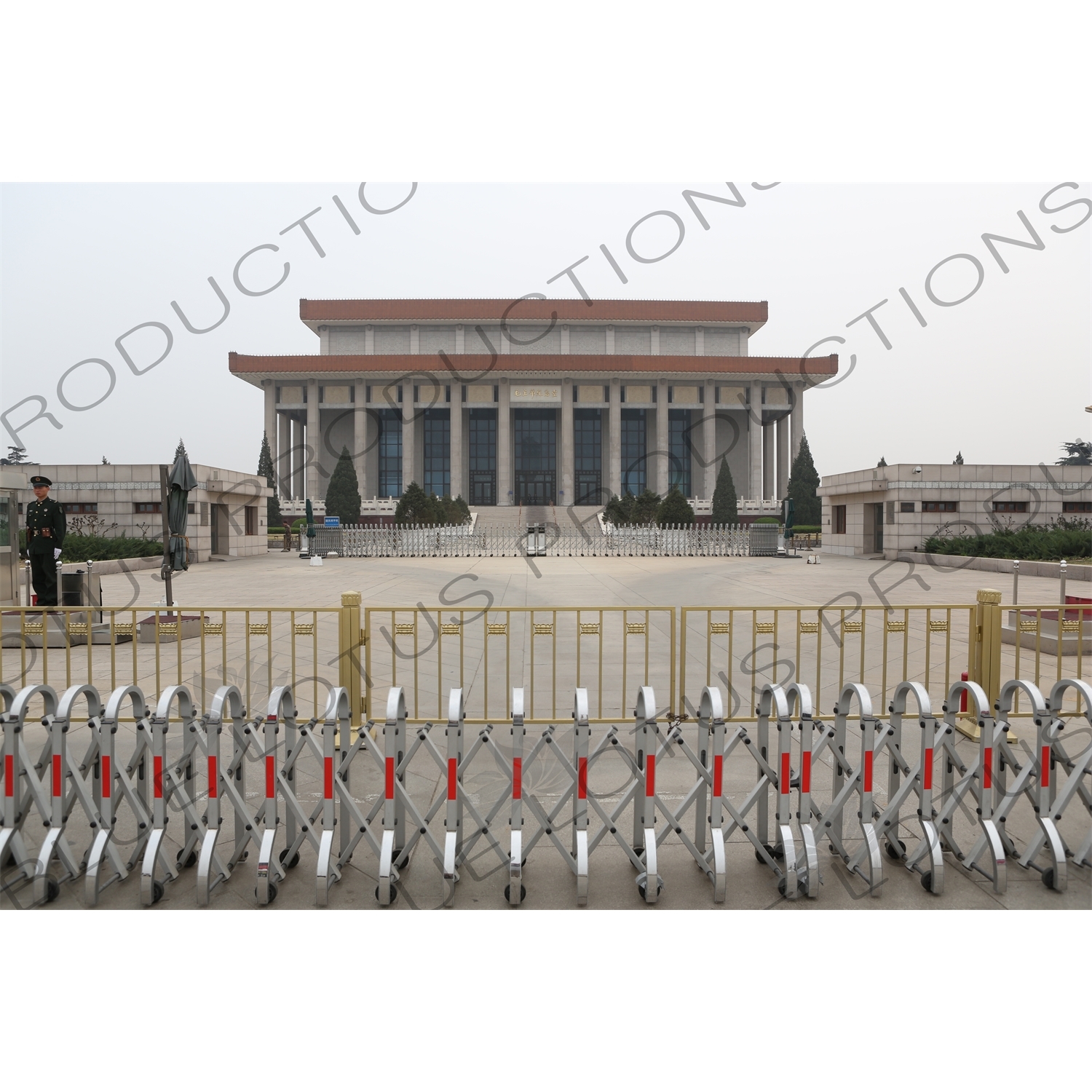 Chairman Mao Memorial Hall/Mao's Mausoleum (Mao Zhuxi Jinnian Tang) in Tiananmen Square in Beijing