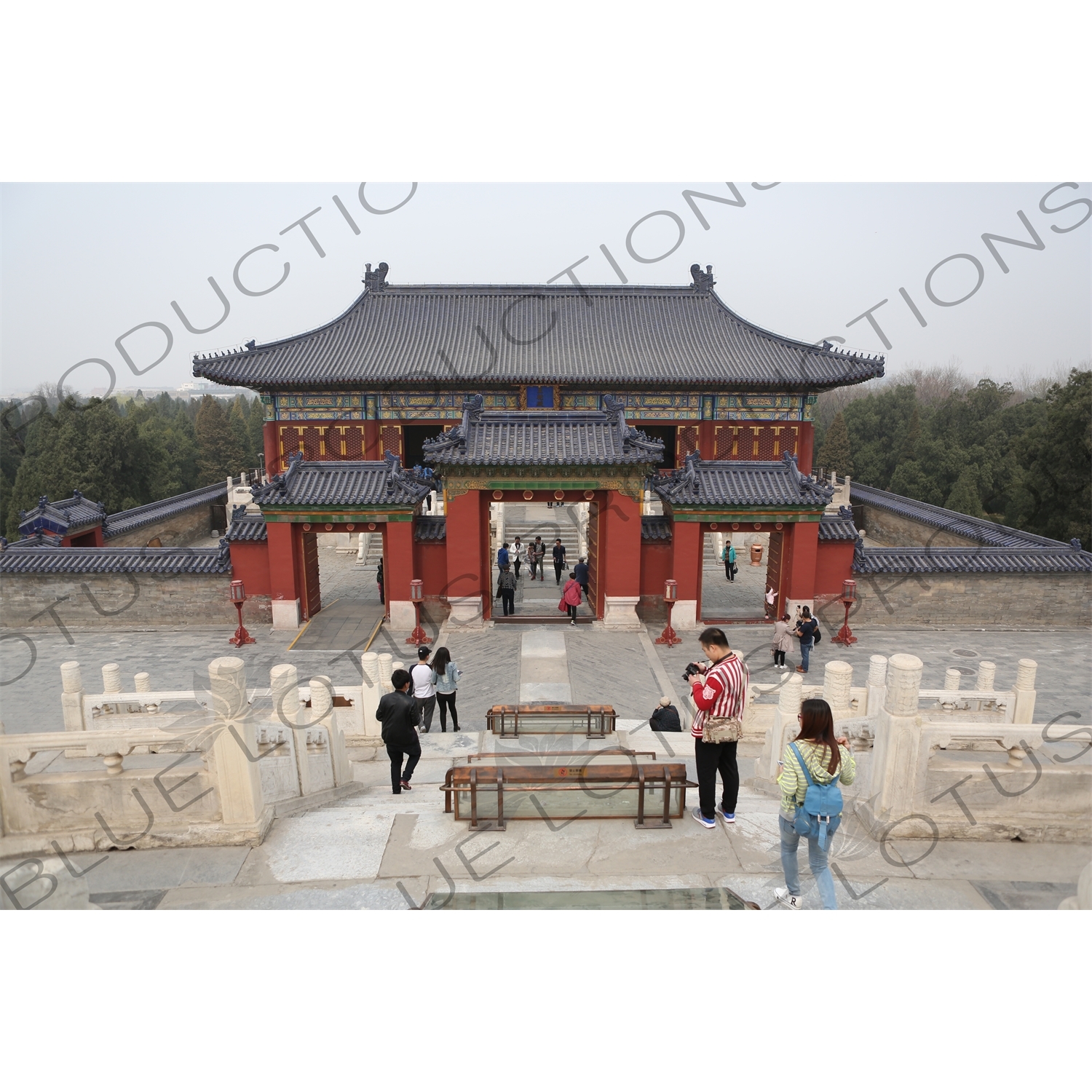 Imperial Hall of Heaven (Huang Qian Dian) in the Hall of Prayer for Good Harvests (Qi Nian Dian) Compound in the Temple of Heaven (Tiantan) in Beijing