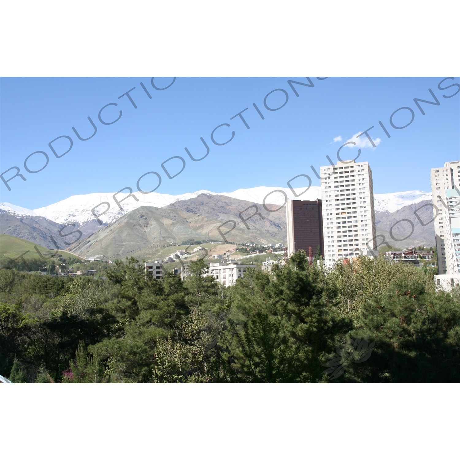 Alborz Mountains outside Tehran