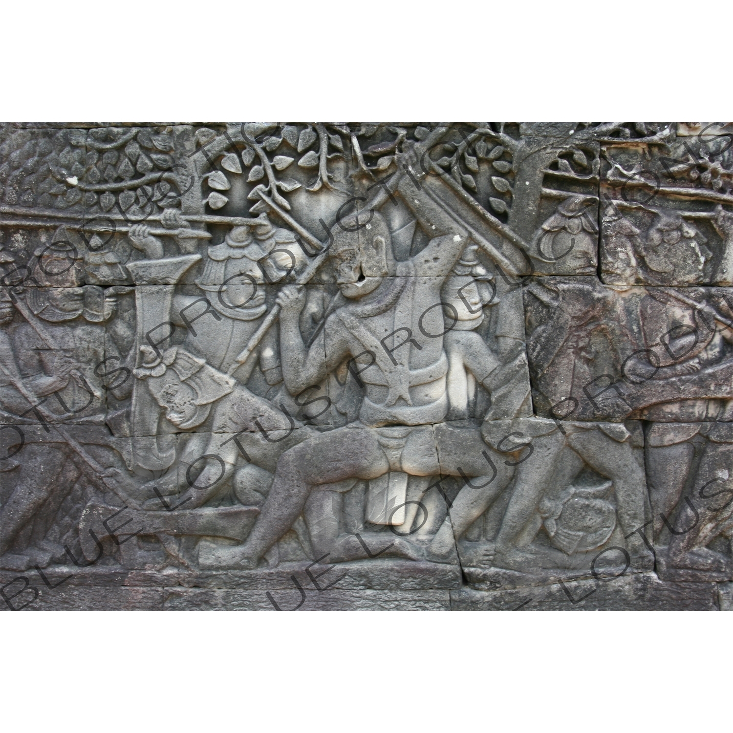 Sculptural Relief in Angkor Thom