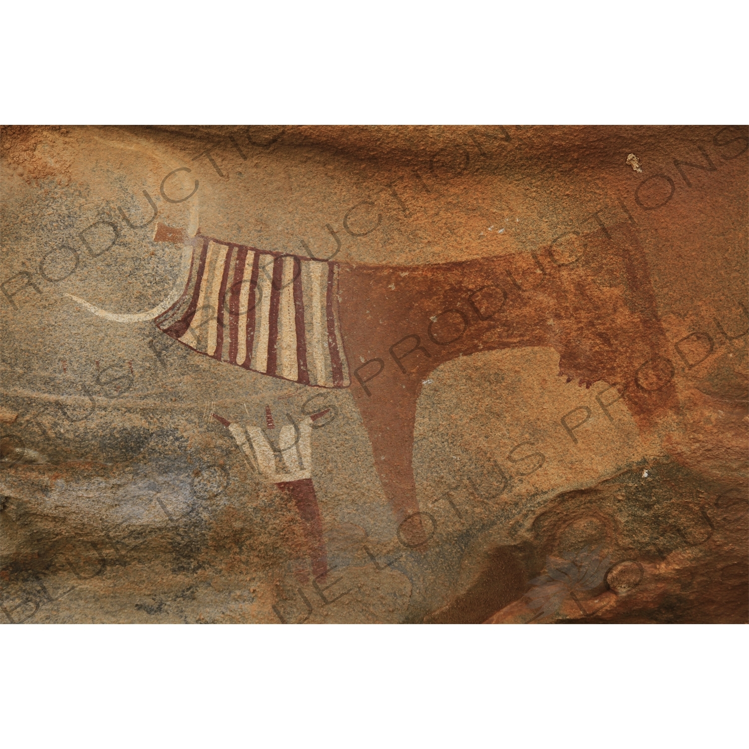 Prehistoric Cave Paintings in Laas Geel/Laas Gaal on the Outskirts of Hargeisa in Somaliland