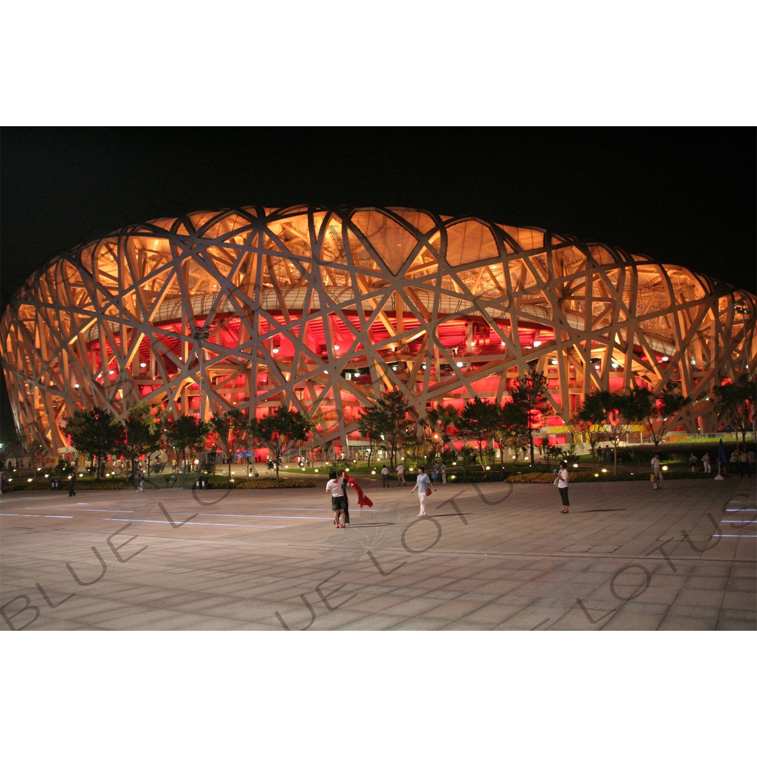 Bird's Nest/National Stadium (Niaochao/Guojia Tiyuchang) in the Olympic Park in Beijing