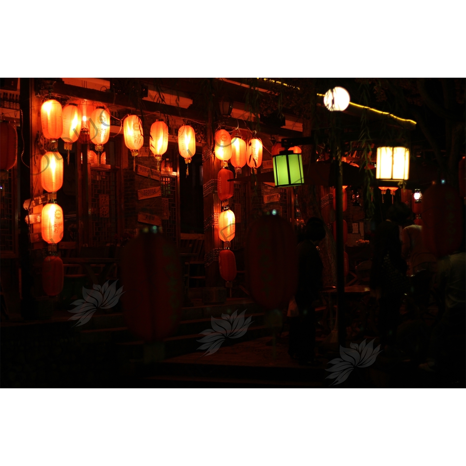 Lanterns on a Street in Dali