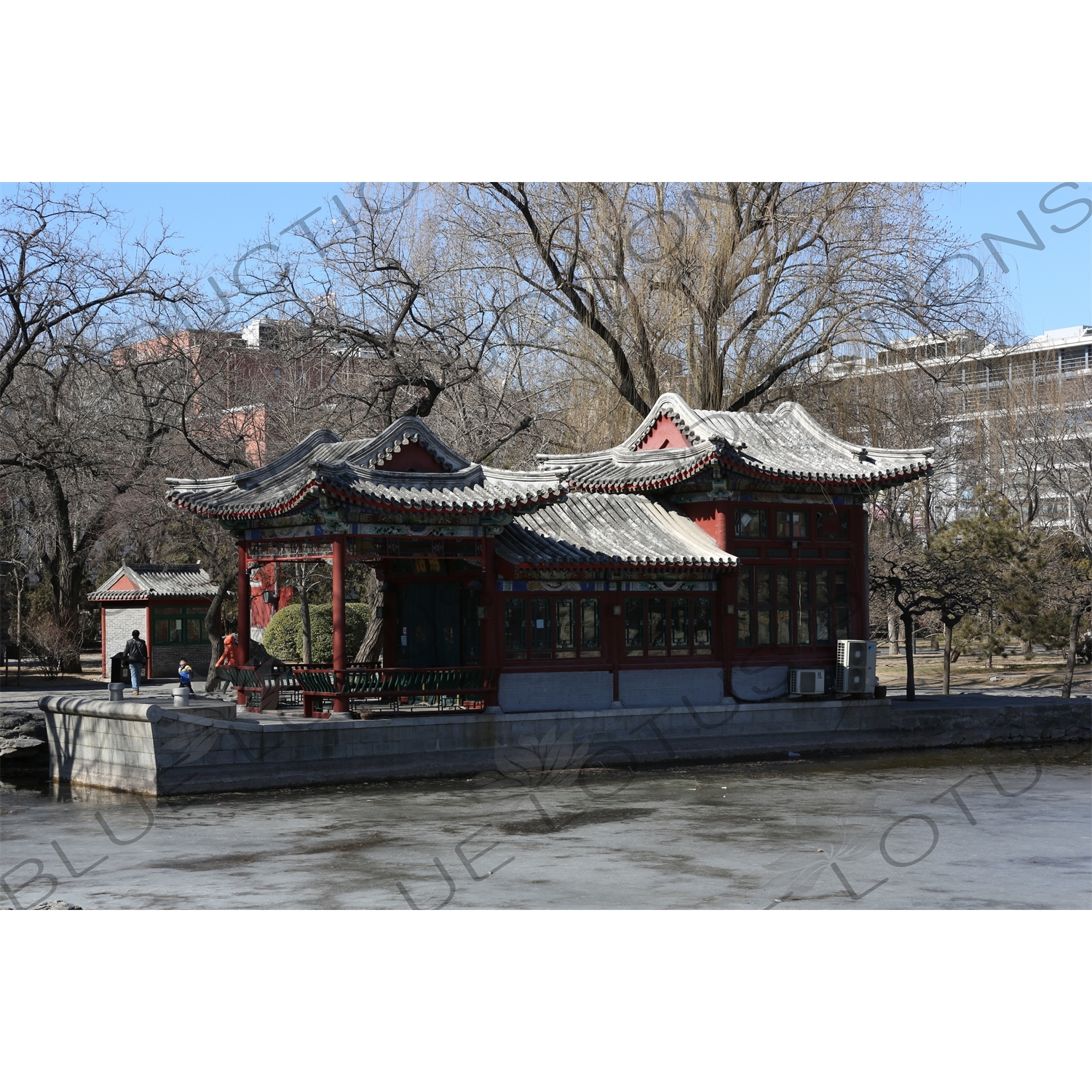 'Stone Boat' in the Southwest Waterscape Area in Ritan Park in Beijing