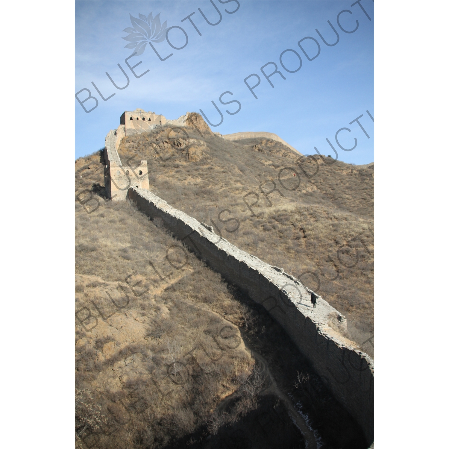 Shazi Building/Tower (Shazi Lou) and General Building/Tower (Jiangjun Lou) on the Jinshanling Section of the Great Wall of China