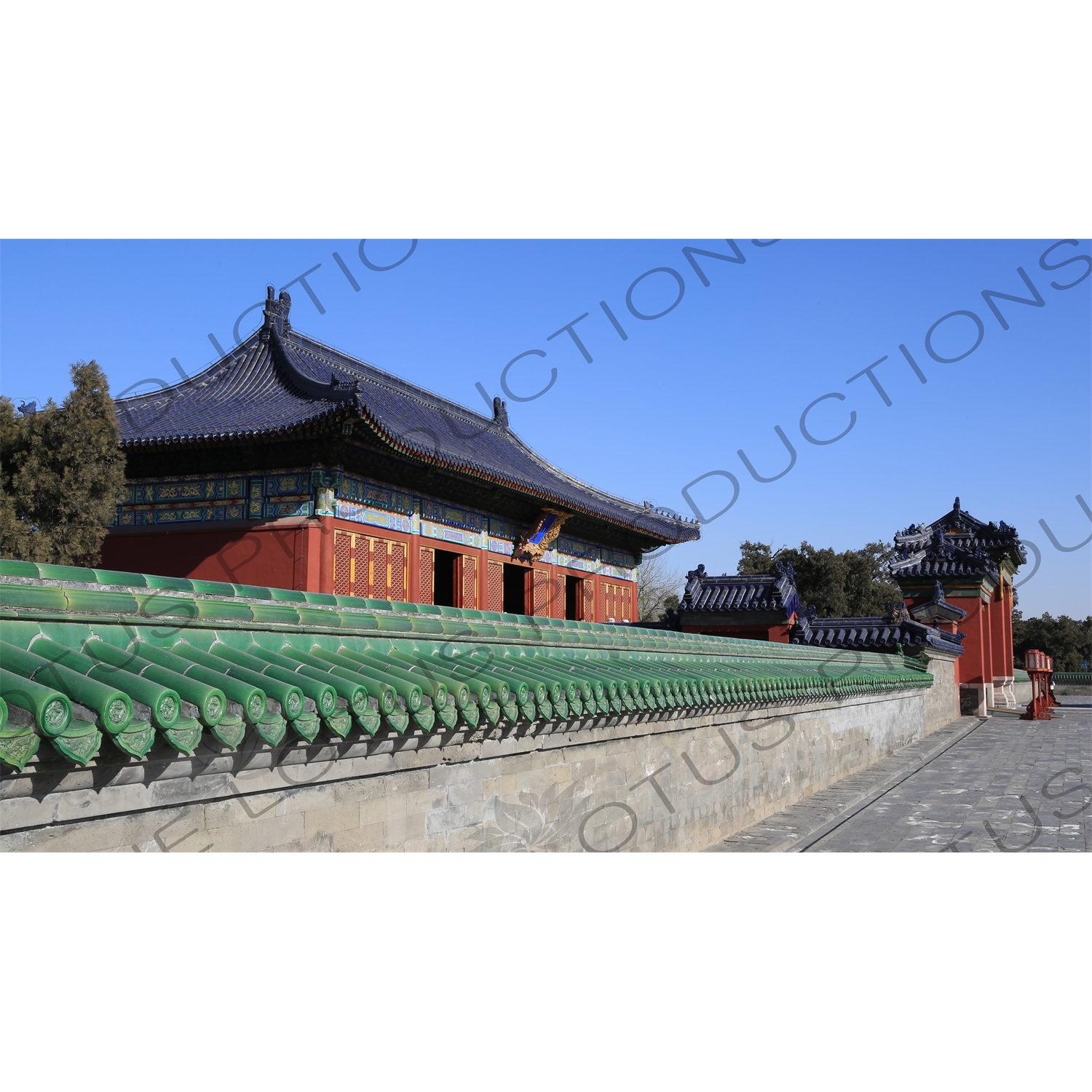 Imperial Hall of Heaven (Huang Qian Dian) in the Temple of Heaven (Tiantan) in Beijing