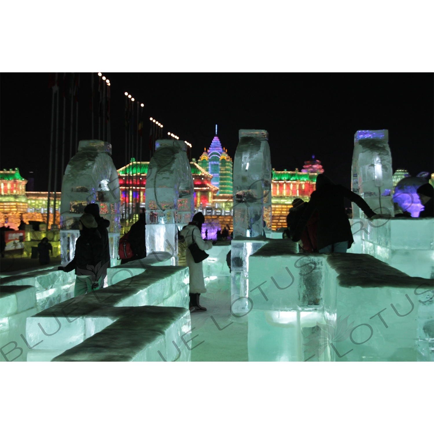 Ice Sculpture at the Harbin Ice and Snow Festival in Harbin