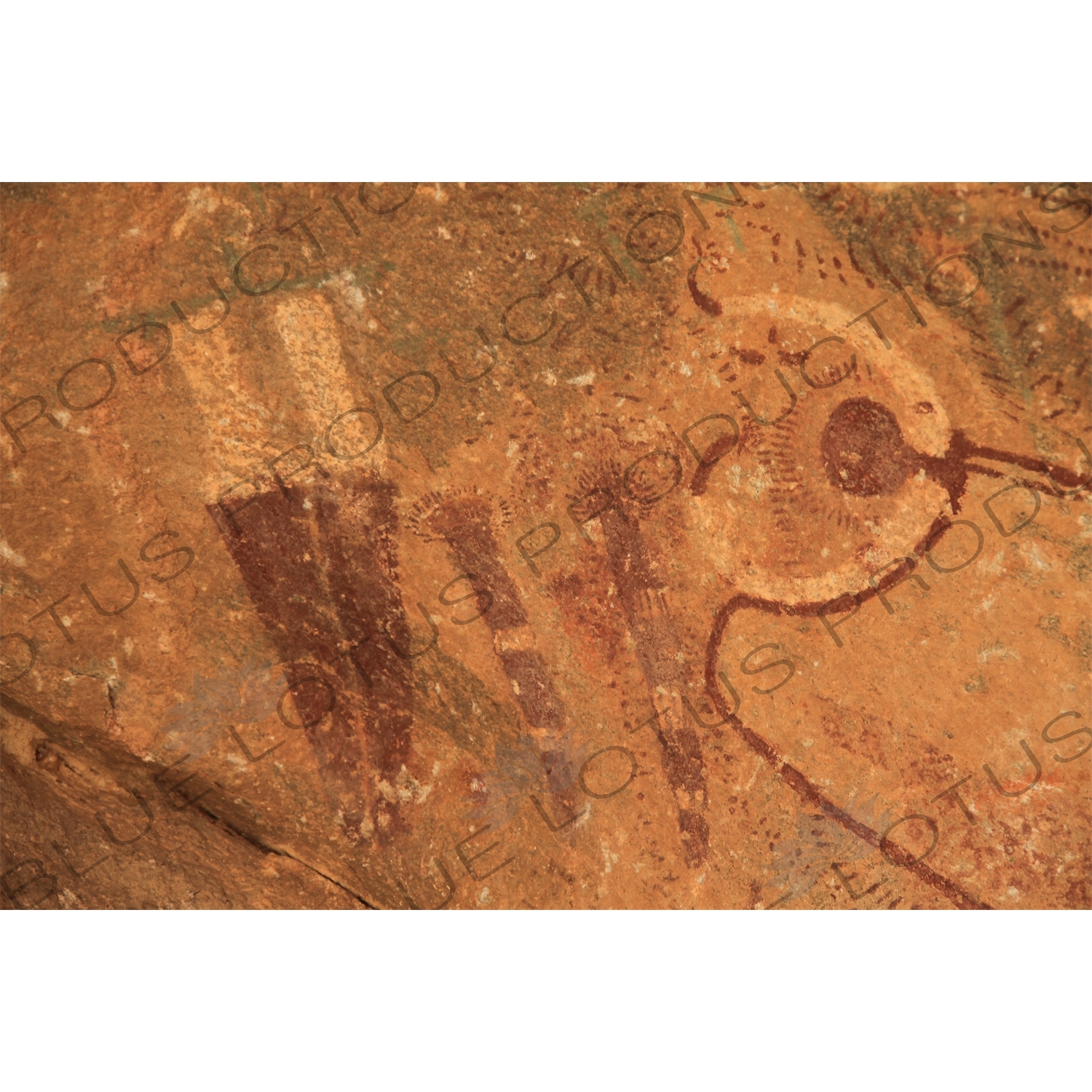 Prehistoric Cave Paintings in Laas Geel/Laas Gaal on the Outskirts of Hargeisa in Somaliland