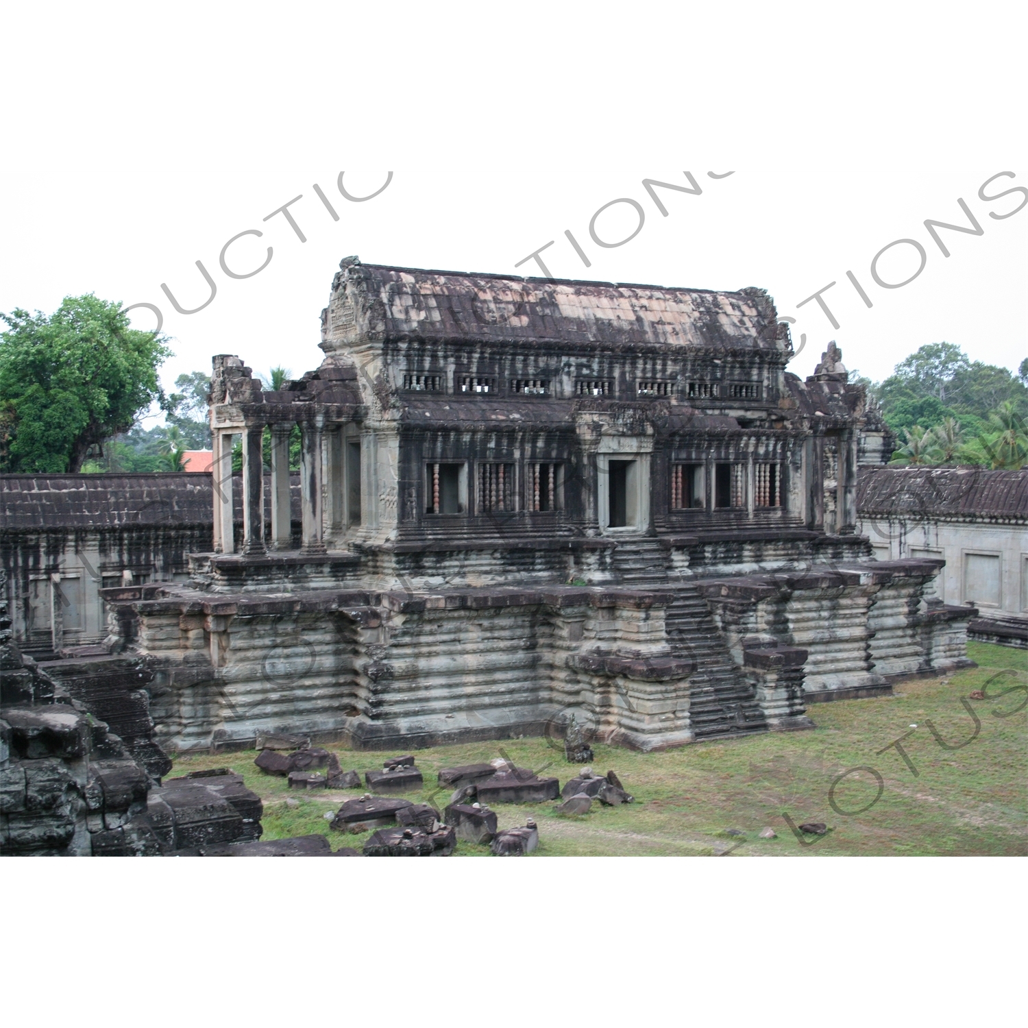 Library Building inside Angkor Wat in Angkor