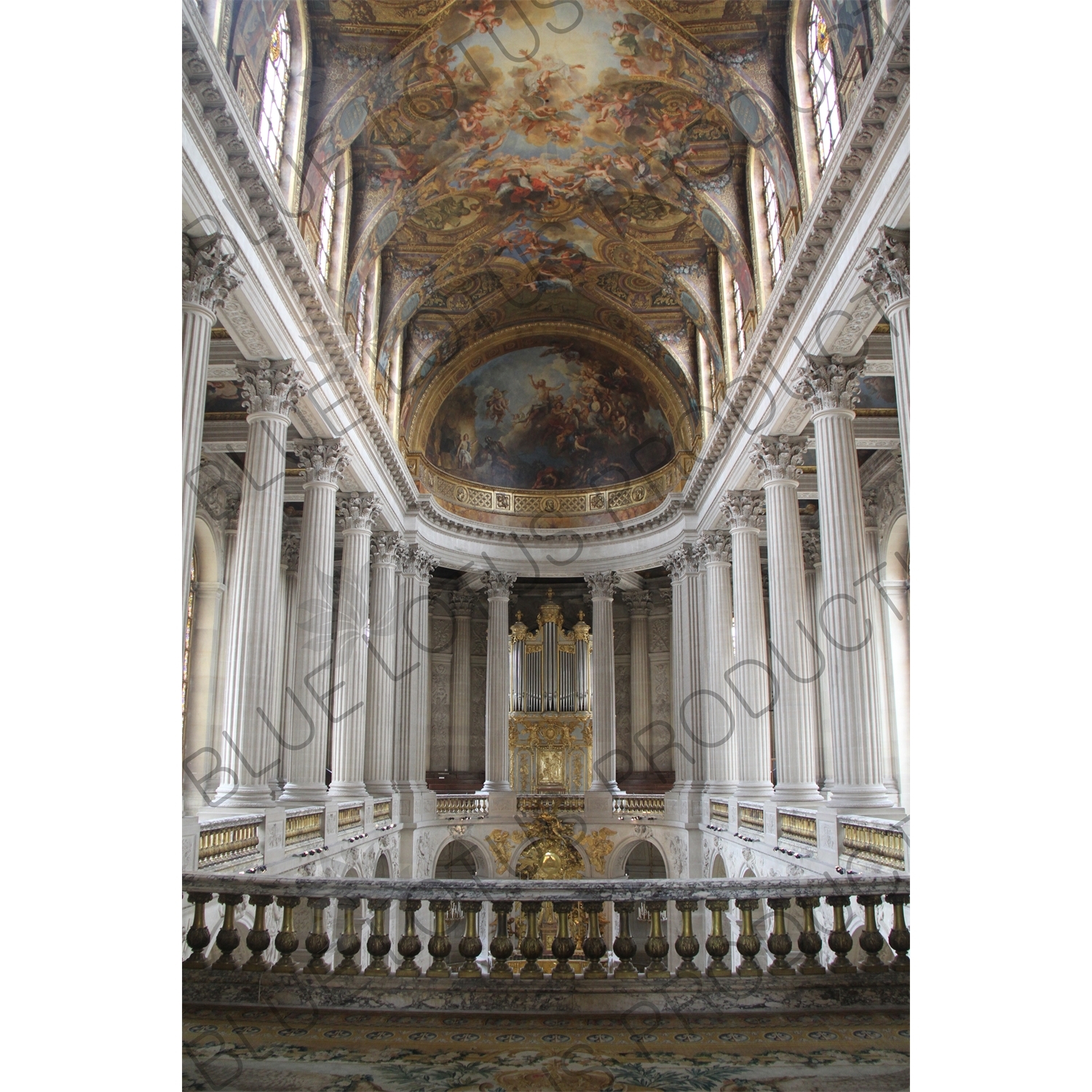 Chapel at the Palace of Versailles (Château de Versailles) in Versailles