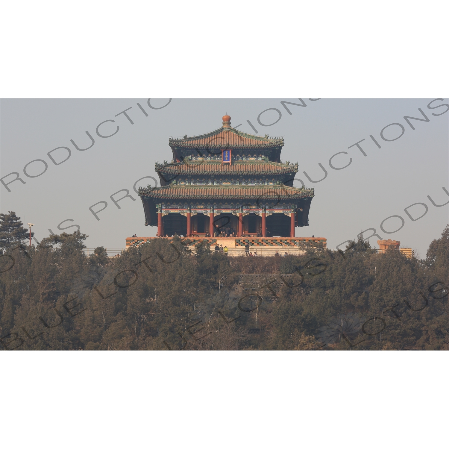 Everlasting Spring Pavilion (Wanchun Ting) in Jingshan Park in Beijing