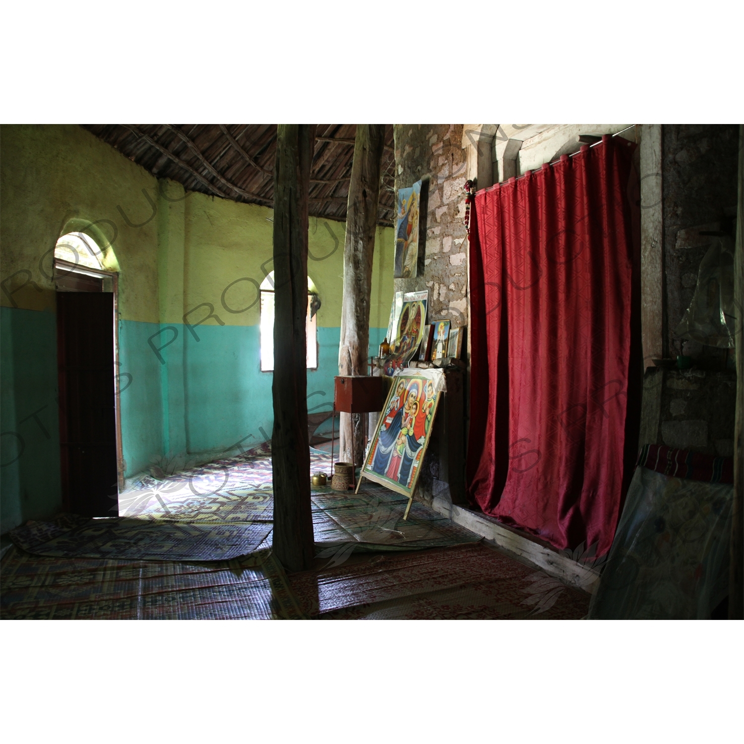 Church next to Lake Tana