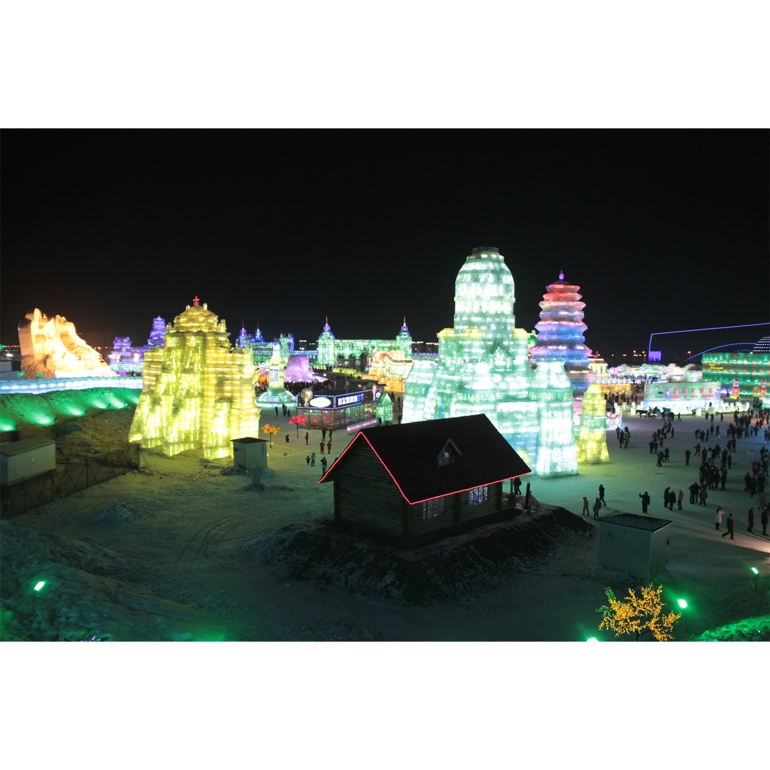 Ice Sculptures at the Harbin Ice and Snow Festival in Harbin