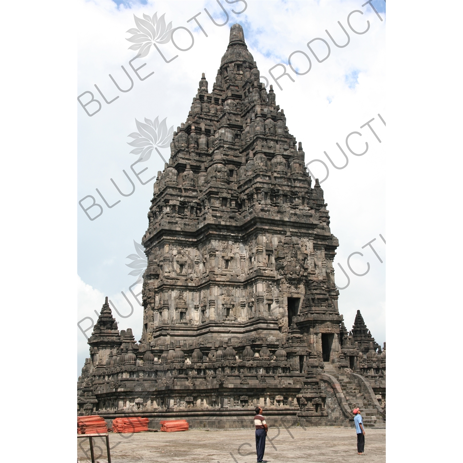 Building at Prambanan Temple Compound near Yogyakarta