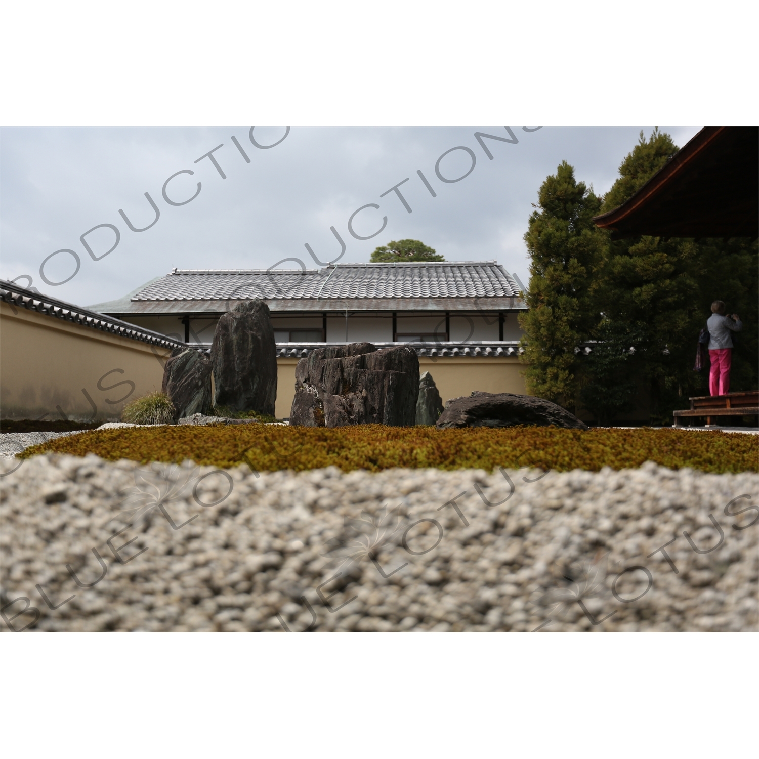 Ryogen-in Rock Garden in the Daitoku-ji Complex in Kyoto