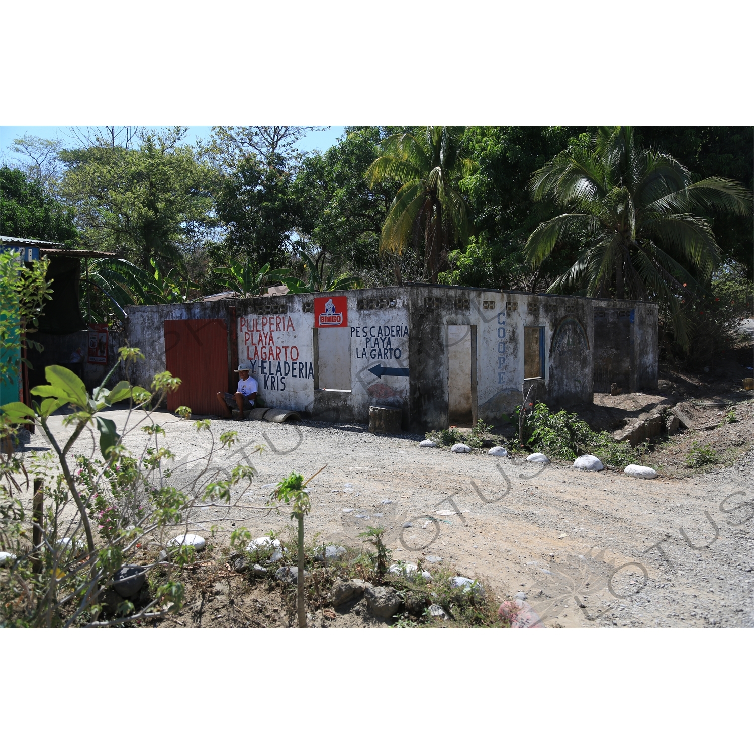 Abandoned Building in a Small Village in Nosara