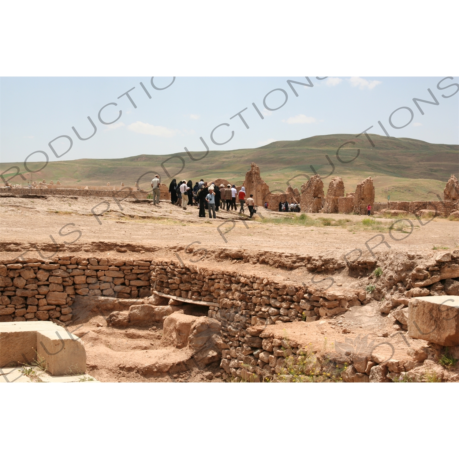 Ruined Buildings at Takht-e Soleyman