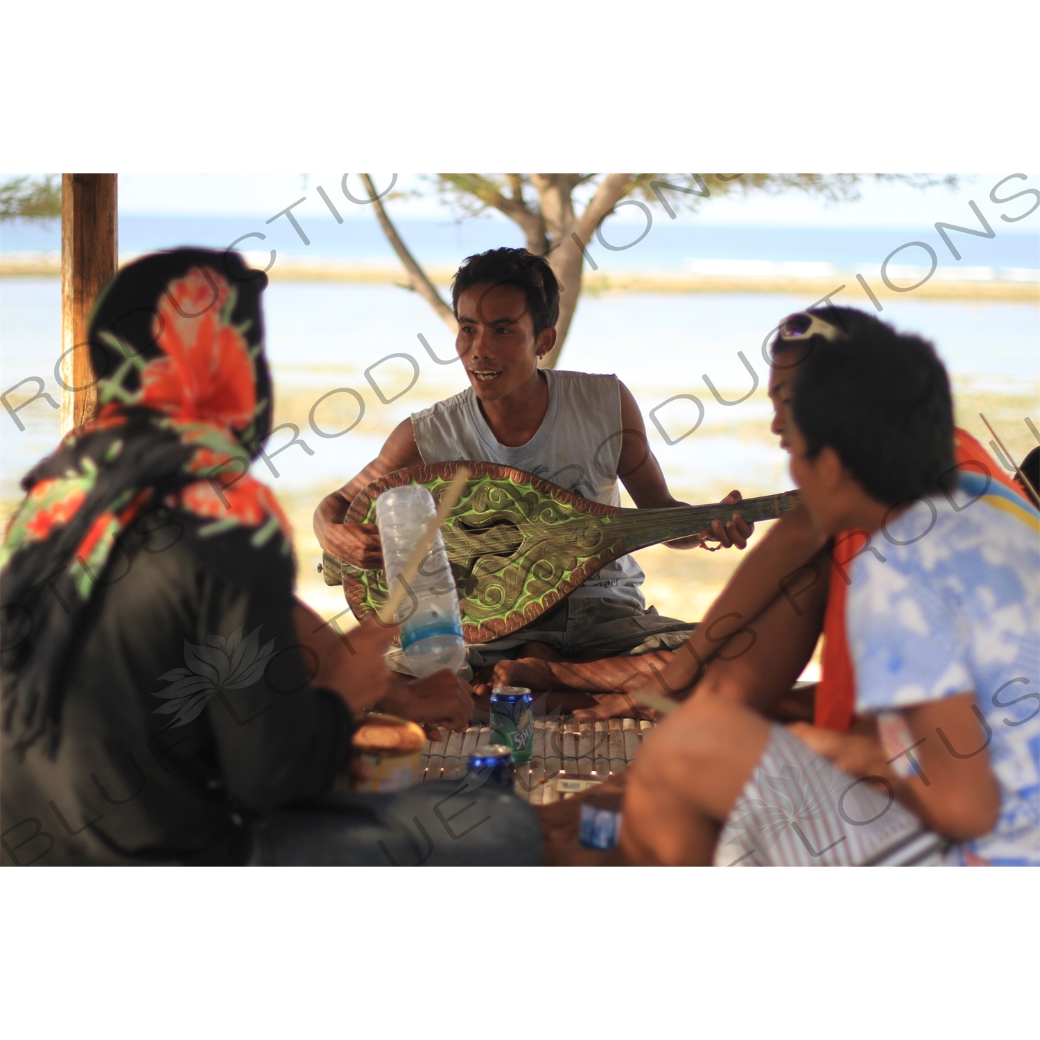 Musicians on Gili Meno