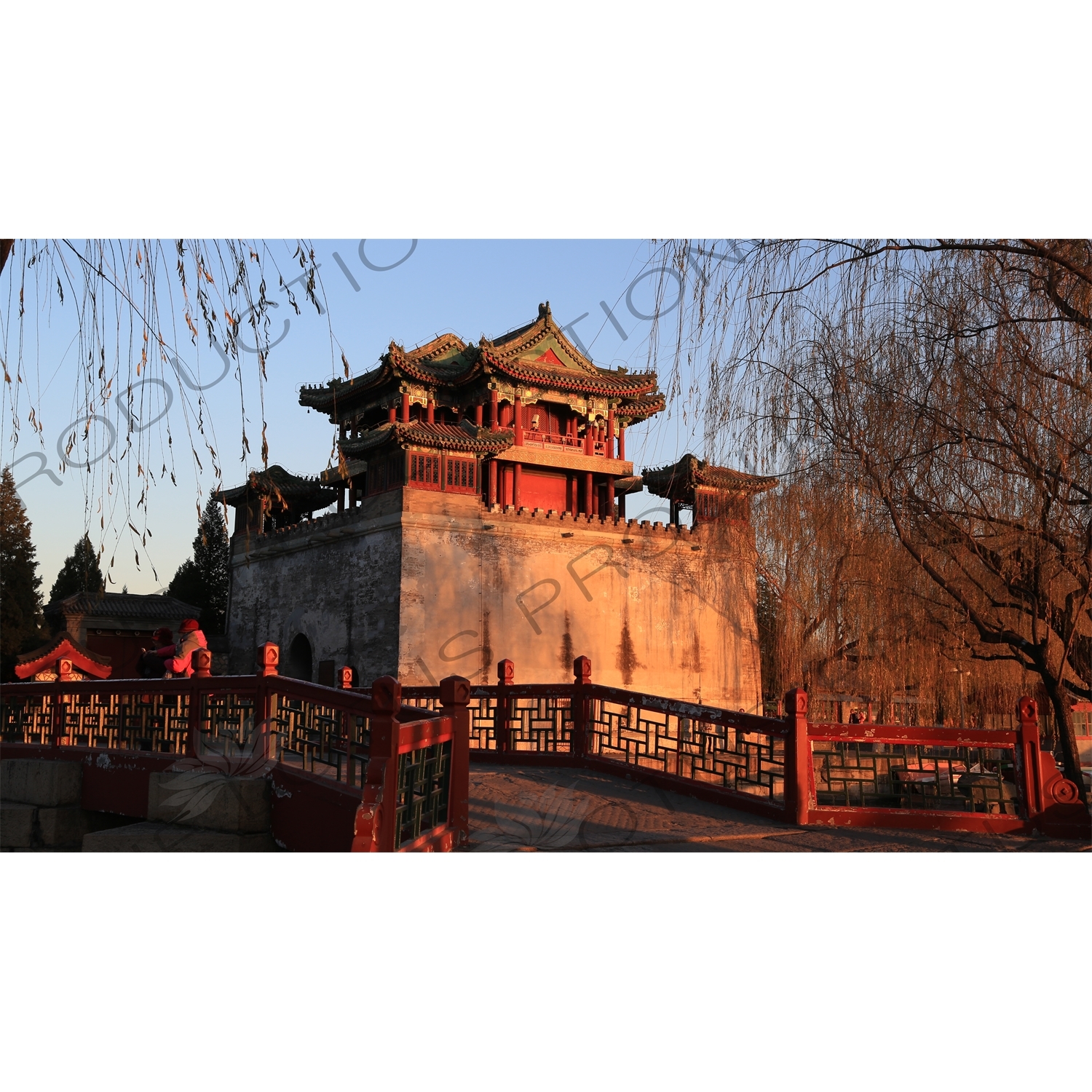 Tower of Literary Prosperity (Wenchang Ge) in the Summer Palace in Beijing