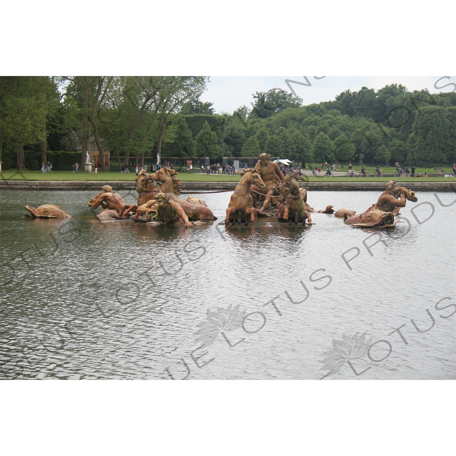 Apollo Fountain (Bassin d'Apollon) in the Gardens of Versailles at the Palace of Versailles (Château de Versailles) in Versailles