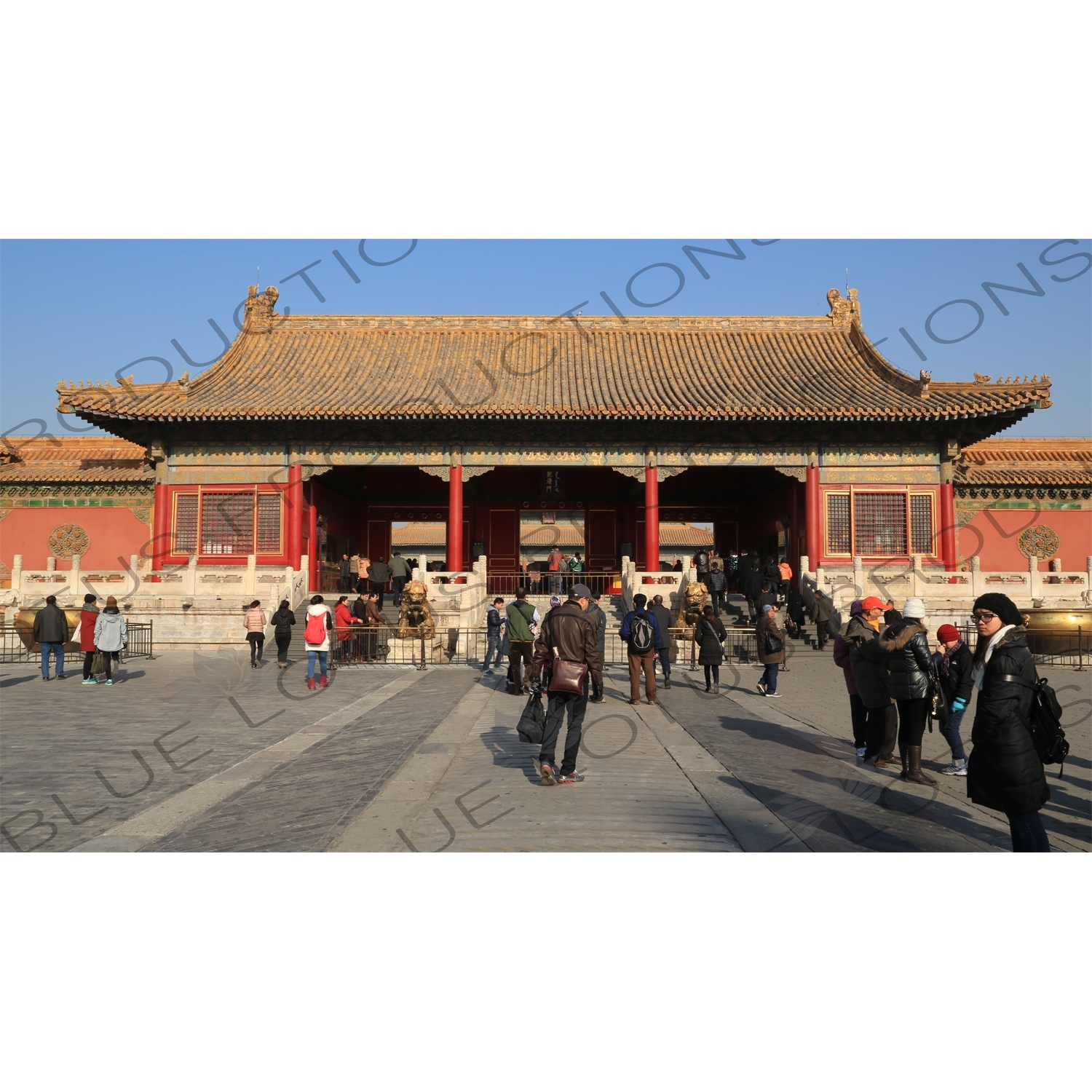 Gate of Heavenly Purity (Qianqing Men) in the Forbidden City in Beijing