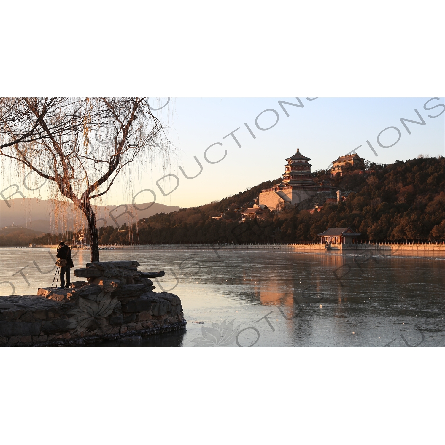 South Face of Longevity Hill (Wanshou Shan) in the Summer Palace in Beijing