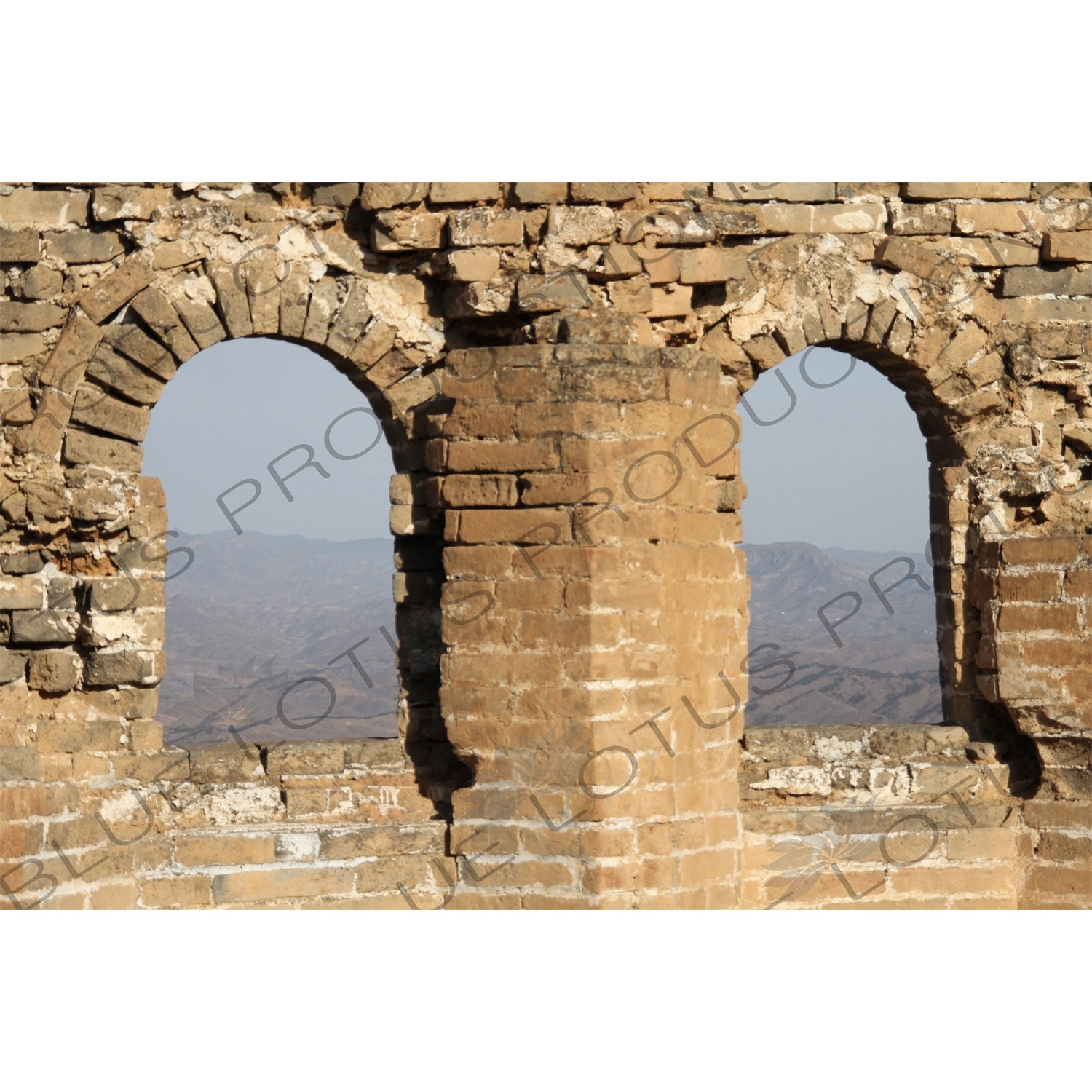 Corner Building/Tower (Guaijiao Lou) on the Jinshanling Section of the Great Wall of China