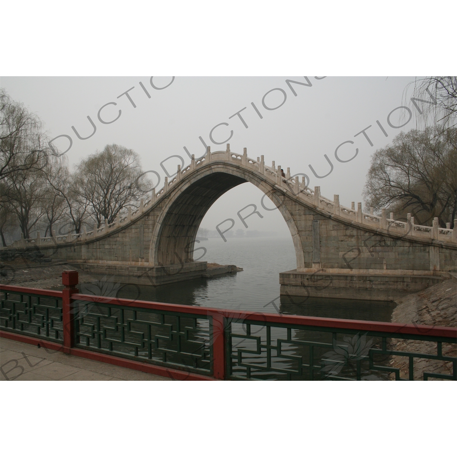 Xiuyi Bridge (Xiuyi Qiao) in the Summer Palace in Beijing