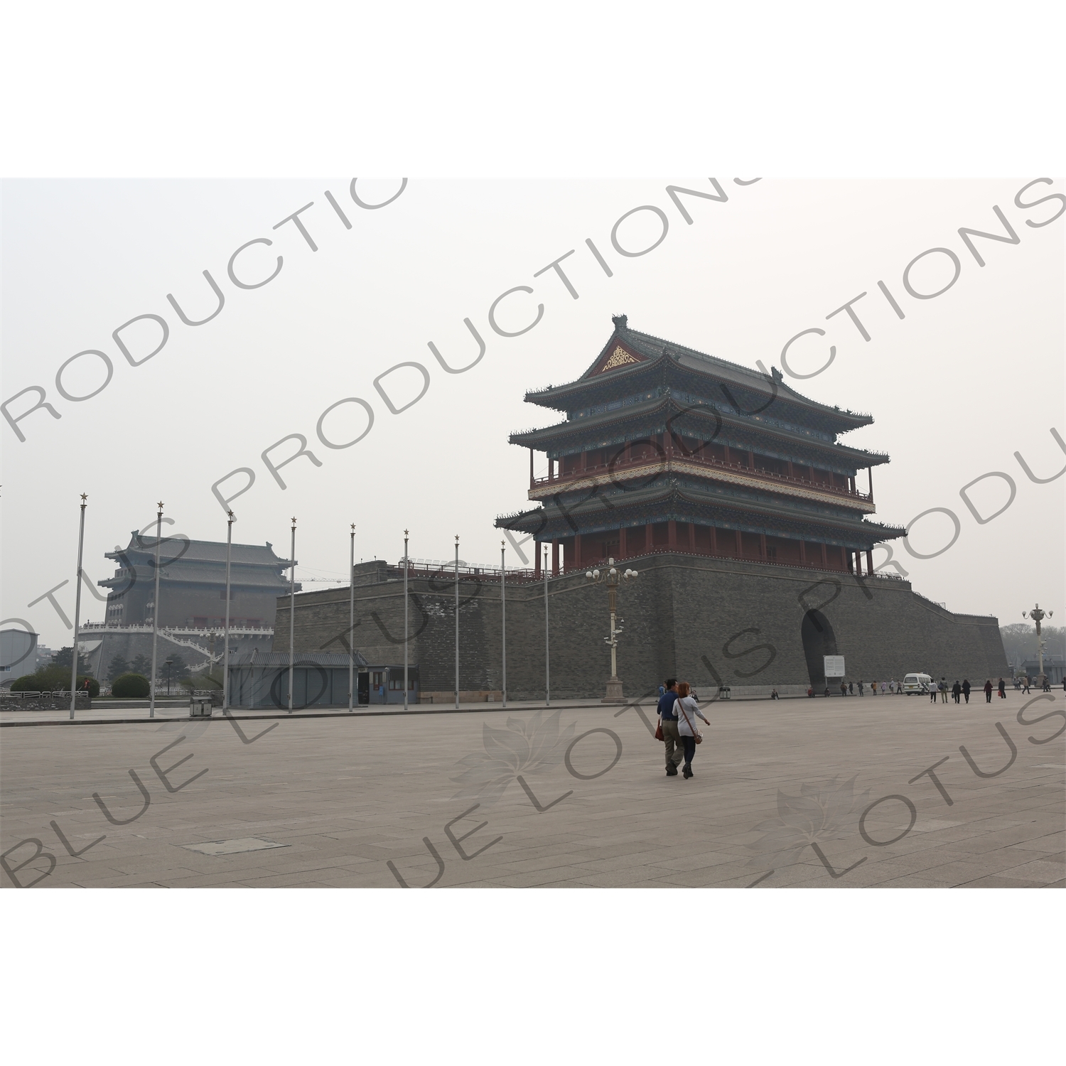 Qianmen/Zhengyangmen Gatehouse and Archery Tower in Beijing