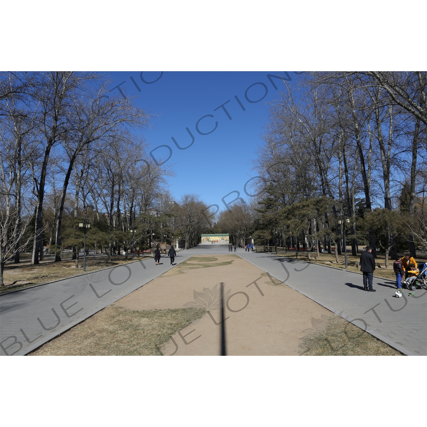 South Walkway in the Temple of the Sun Park (Ritan Gongyuan) in Beijing