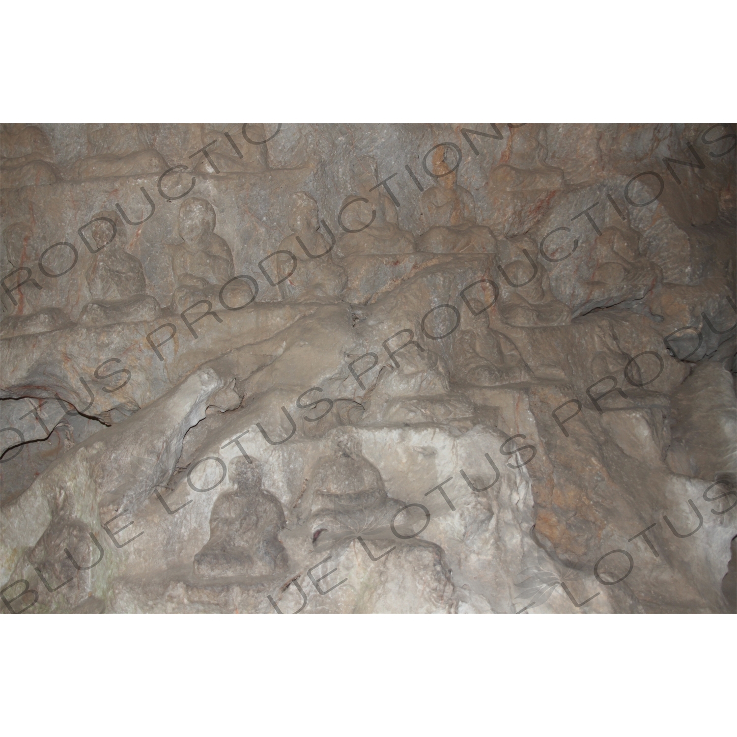 Buddhist Relief Carvings in Feilai Feng/Flying Peak Grottoes (Feilai Feng Shike) near West Lake (Xihu) in Hangzhou