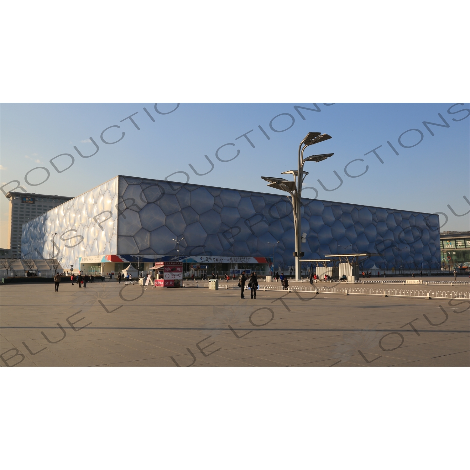 Beijing National Aquatics Centre/Water Cube (Guojia Youyong Zhongxin/Shuili Fang) in the Olympic Park in Beijing