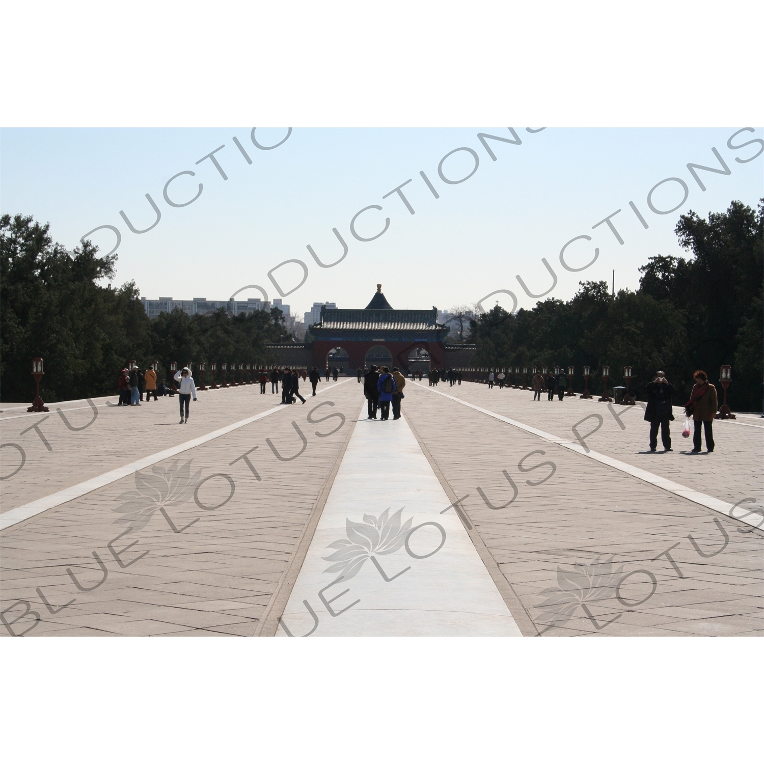 Sacred Way/Danbi Bridge in the Temple of Heaven (Tiantan) in Beijing