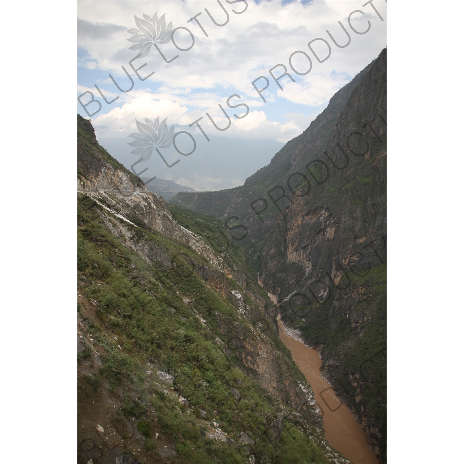 Jinsha River in the Tiger Leaping Gorge (Hu Tiao Xia) Scenic Area